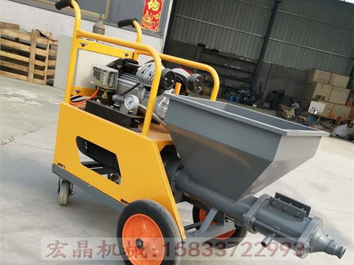 宏晶柱塞砂漿噴涂機 提升水泥砂漿噴涂效果的專業選擇